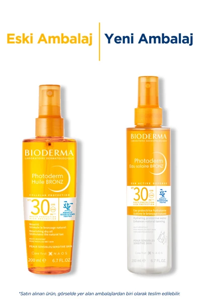 Bioderma Photoderm Bronz Sun Protective Water Spf30 200 ml - Resim 2