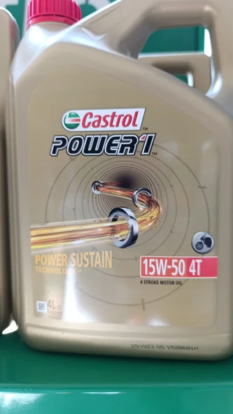 Power 1 4t 15w50 4 Lt Motosiklet Yağı - Resim 2