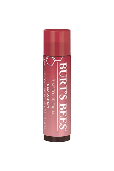 Burts Bees Renkli Dudak Bakım Kremi Vişne - Tinted Lip Balm Red Dahlia 4,25 gr - Resim 2