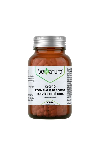 VeNatura CoQ-10 Koenzim Q10 200mg 30 Kapsül ürün görseli 1