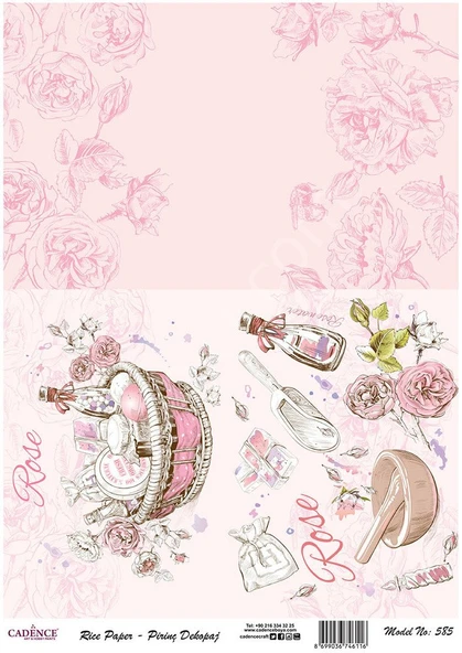 Cadence Pirinç Dekopaj Kağıdı - Model 585 ürün görseli 1