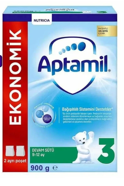 Aptamil Pronutra 3 Devam Sütü 900 gr 9-12 Ay ürün görseli