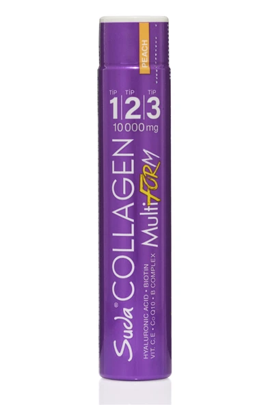 Suda Multiform Şeftali Shot 10000mg Tip I-II-III Kolajen + C,E,B5,B6,Q10,Biotin,Hyaluronik Asit | 40mlx30 - Resim 2