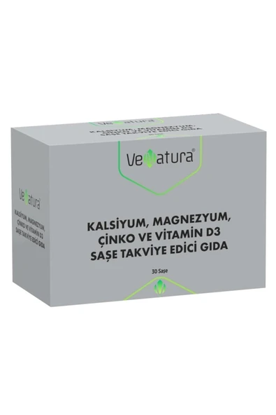 VeNatura Kalsiyum Magnezyum Çinko Vitamin D3 30 Saşe ürün görseli 1