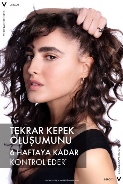 Vichy Dercos Kuru Saçlar İçin Kepek Karşıtı Saç Bakım Şampuanı, Yeniden Dolum Paketi 390 ml - Resim 3