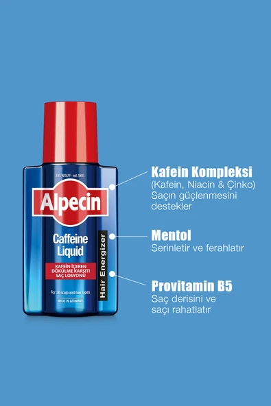 Alpecin Caffein Liquid - Kafeinli Dökülme Karşıtı Saç Losyonu X2 - Resim 3