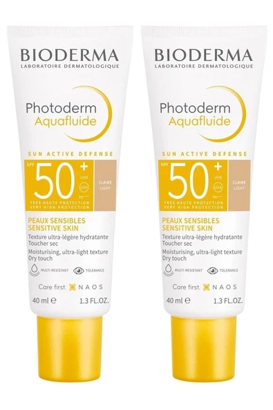 Bioderma Photoderm Aquafluide Claire Light Spf50 40 Ml 2 Adet ürün görseli 1