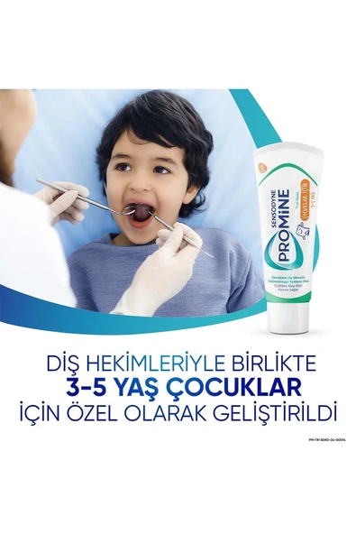 Sensodyne Promine 3-5 Yaş Çocuklar İçin Sevimli Timsah Karakterli Diş Fırçası Yumuşak - Resim 2