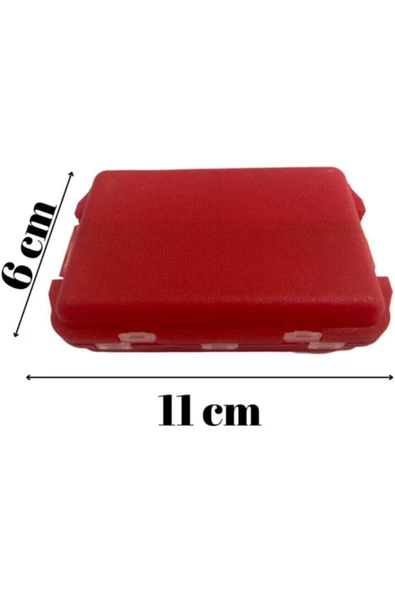 Hapix Hapkabı Ilaç Saklama Haftalık Kırmızı Açılabilir - Resim 2