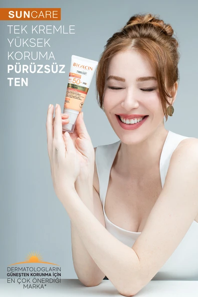 Sun Care Lekeye Eğilimli Ciltler Renkli Spf 50 Güneş Kremi 50 ml Tinted Arbutin, Kolajen, Hyaluronik - 2