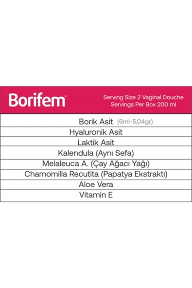 Orthogen Borifem Vajinal Duş 200 ml - Resim 2