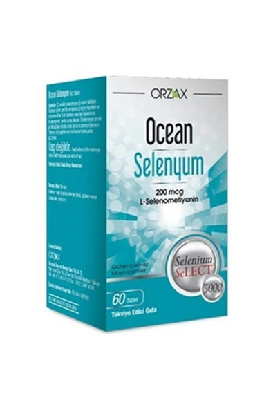 Orzax Orzax Selenyum 200mcg 60 Tablet ürün görseli 1