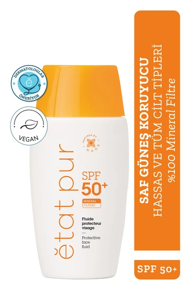 Etat Pur Protective Mineral Fluid Spf50 40ml ürün görseli 1