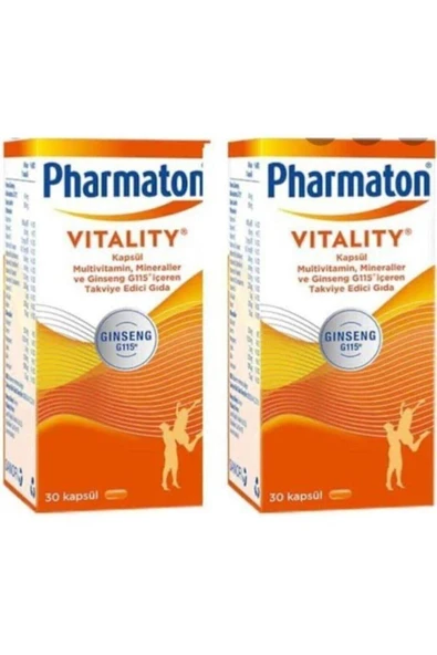 Pharmaton Vitality 30 Kapsül 2 Adet ürün görseli 1