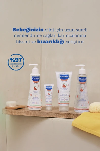Mustela %97 Doğal Içerikli Çok Hassas Cilt Rahatlatıcı Yatıştırıcı Vücut Losyonu Bebek Çocuk 200ml - Resim 2