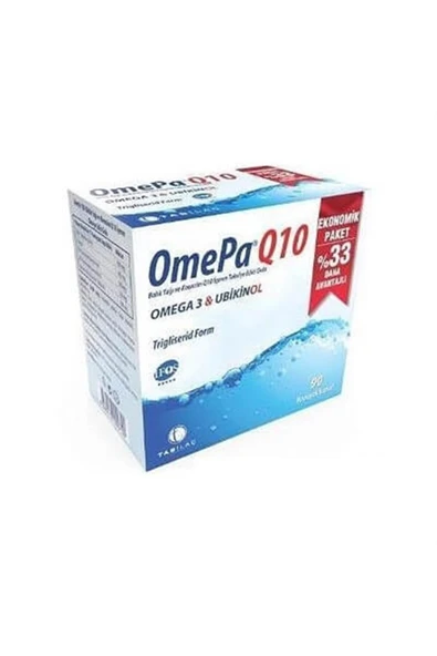 Tab İlaç Q10 Omega 3 Ubiquinol 90 Kapsül ürün görseli 1