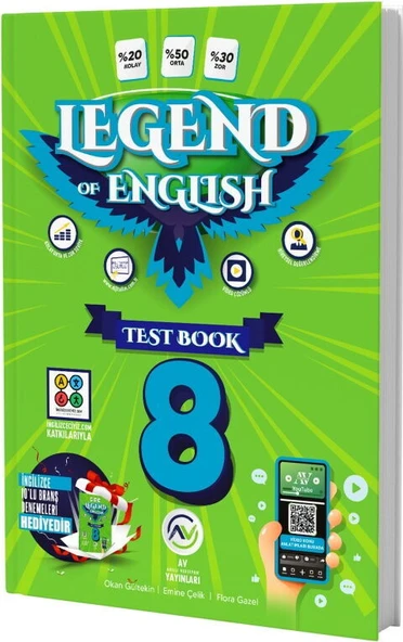 Av Yayınları 8. Sınıf Legend Of English Test Book ürün görseli