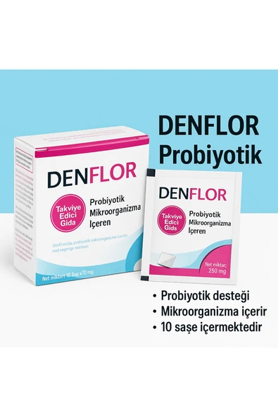 SERA Denflor Probiyotik 10 Saşe - 5'li Paket ürün görseli 1