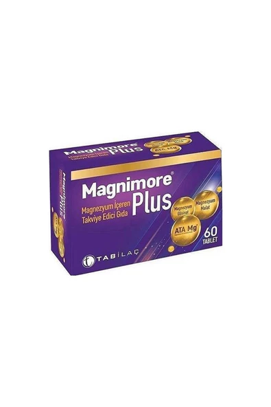Tab İlaç Plus 60 Magnezyum Içeren Takviye Edici Gıda ürün görseli 1