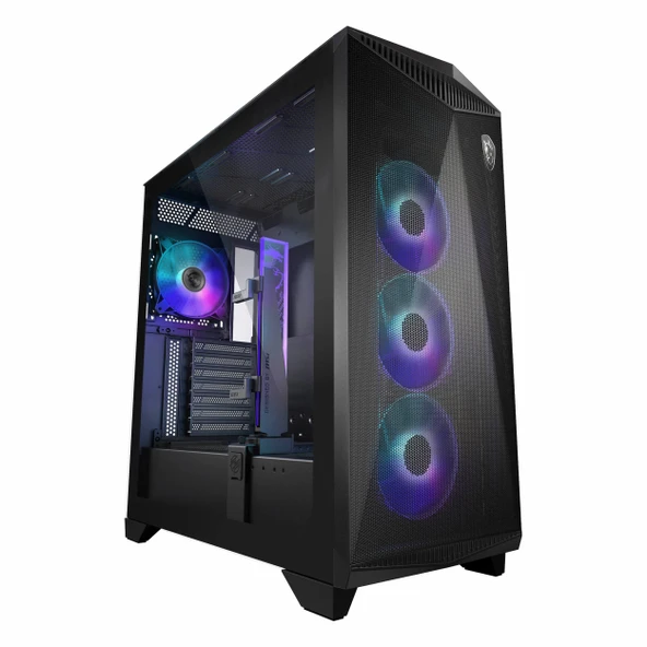 MSI MPG Gungnir 300R Airflow USB 3.2 ARGB eATX Mid Tower Siyah Kasa ürün görseli 1