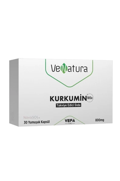 VeNatura Kurkumin 800 mg 30 Yumuşak Kapsül ürün görseli 1
