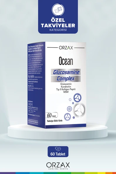 Orzax Glukozamin Kompleks 60 Tablet ürün görseli