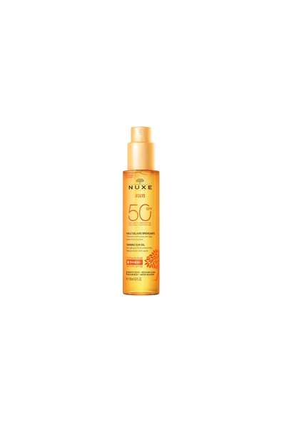 Nuxe Sun Huile Solaire Bronzlaştırıcı Yüz ve Vücut Yağı SPF50 150 ml 3264680032608 ürün görseli 1