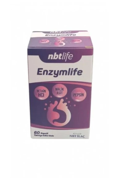 NBT Life Enzymlife 60 Kapsül ürün görseli 1
