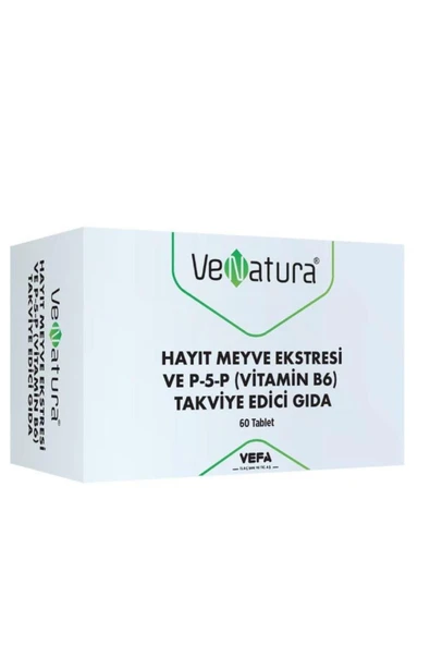 VeNatura Hayıt Meyvesi Ekstresi ve P-5-P (Vitamin B6) 60 Tablet ürün görseli 1