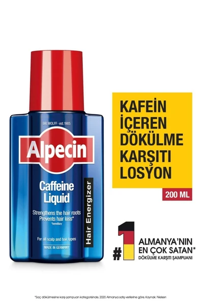 Alpecin Alpecin Kafein Içeren Dökülme Karşıtı Saç Losyonu 200ml ürün görseli 1