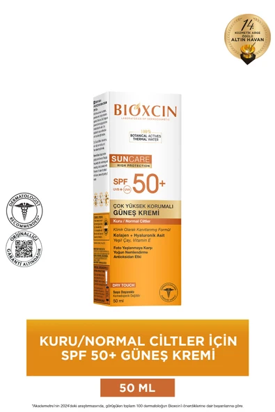 Sun Care Kuru Ciltler Için Güneş Kremi Spf 50 50 ml - Renkli - 1