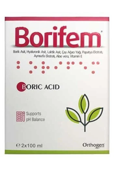Orthogen Borifem Vajinal Duş 200 ml ürün görseli 1