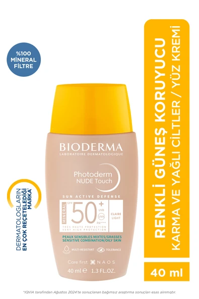 Bioderma Photoderm Nude Spf 50 Lıght 40 ml ürün görseli 1