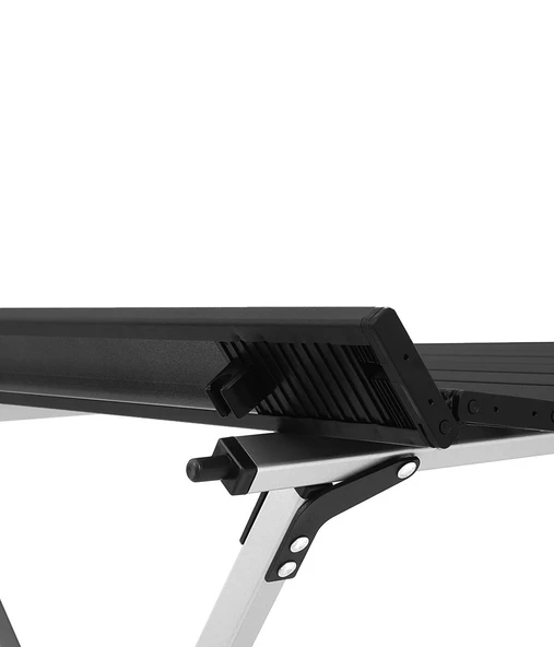 Yek Outdoor 2 Kişilik Alüminyum Kamp Masası ve Sandalye Seti - Siyah - 4