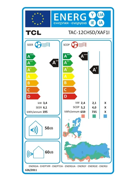 TCL Elite Plus TAC-12CHSD/XAF1I A++ 12000 BTU Inverter Duvar Tipi Klima - 6