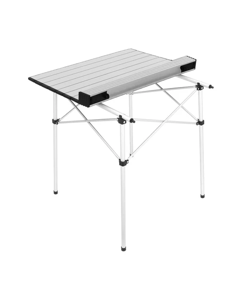 Yek Outdoor Portatif Alüminyum Katlanır Kare Kamp Masası 70x70x70 Gri - 4