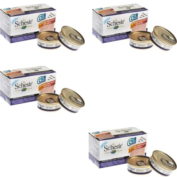 Schesir Ton Balıklı Biftekli Jöleli Kedi Konservesi 50 Gr 6 Al 5 Öde X 4 Adet ürün görseli 1