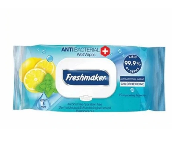 Freshmaker Antibakteriyel Islak Mendili 72 Li Kapaklı
