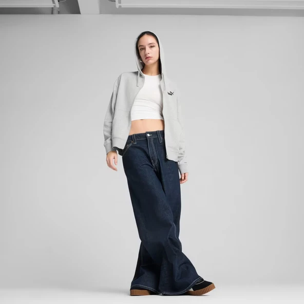 Puma 682410 04 ESS Comfort Full-Zip Kadın Hoodie - Resim 5