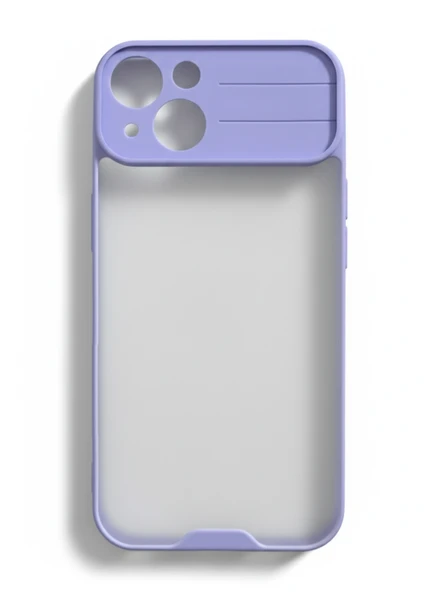 Apple iPhone 13 Kılıf Ultra İnce Platin Kapak Lila ürün görseli 1