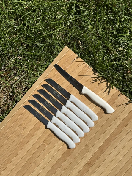 Solingen Beyaz Set- 6'lı Meyve Bıçağı+1 Sebze Bıçağı ürün görseli