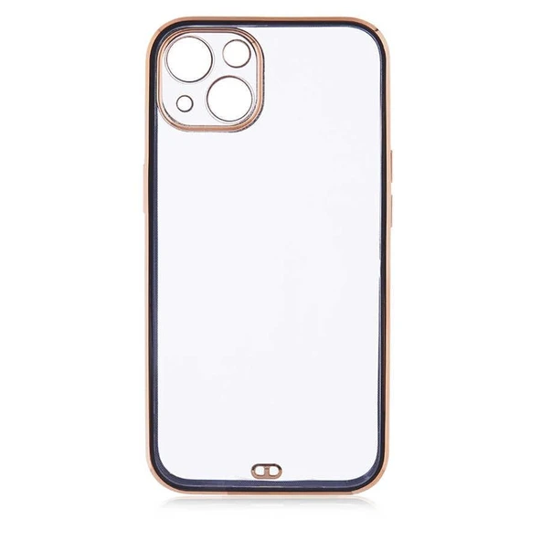 Apple iPhone 13 Kılıf Laser Line Silikon Kapak Siyah ürün görseli 1