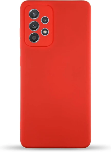 Samsung Galaxy A32 Kılıf Hopi Silikon Kapak Kırmızı ürün görseli 1