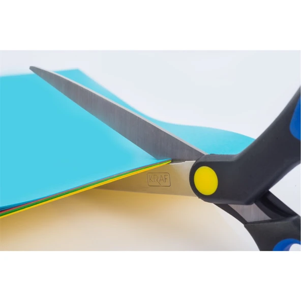 Kraf Makas Kauçuk Saplı 17 Cm 714G 12’li - 2