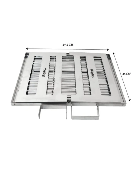 Nurgaz Krom Katlanır Mangal - Resim 5