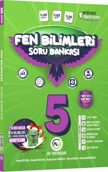 Av Yayınları 5. Sınıf Fen Bilimleri Soru Bankası ürün görseli