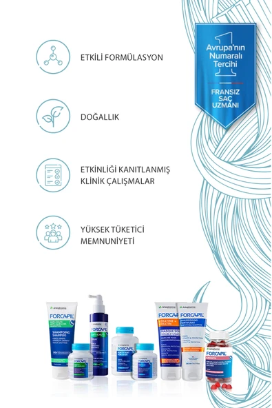Arkopharma Forcapil Fortifying Shampoo – Onarıcı Ve Koruyucu Şampuan - Resim 5