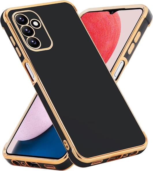 Samsung Galaxy A15 Kılıf Bark Silikon Kapak Siyah ürün görseli 1