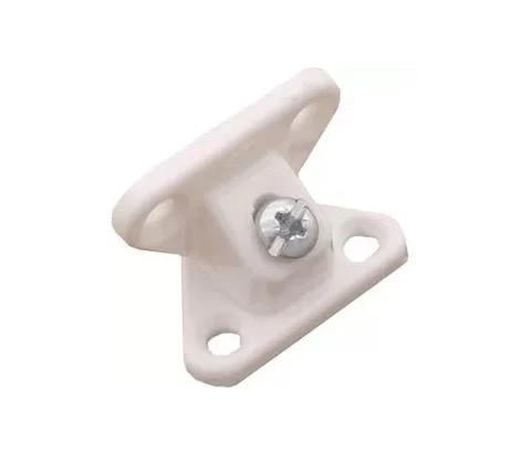 Açılı T Bağlantı Çektirme Beyaz Plastik Köşe Birleştirme Kelebek Bağlantı (12 Adet) - Resim 3