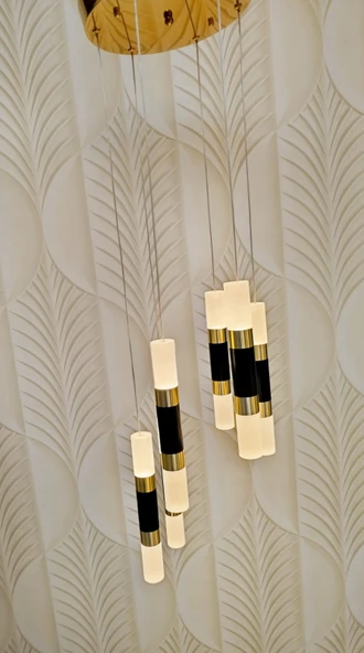 Yuvarlak Ledli avize 6 Lı - 4